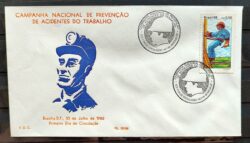 Envelope PVT FIL 009 1986 Prevencao Acidentes de Trabalho Saude CBC BSB