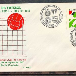 Envelope PVT FIL 14A 1987 Futebol Guarani CBC Campinas