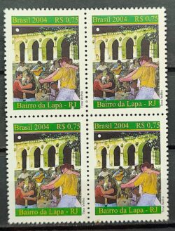 C 2562 Selo Bairro da Lapa Musica Danca Turismo 2004 Quadra