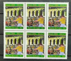 C 2562 Selo Bairro da Lapa Musica Danca Turismo 2004 Sextilha