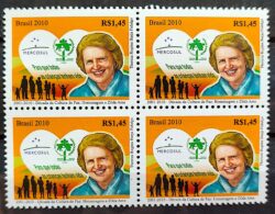 C 2953 Selo Zilda Arns Cultura de Paz Mulher 2010 Quadra