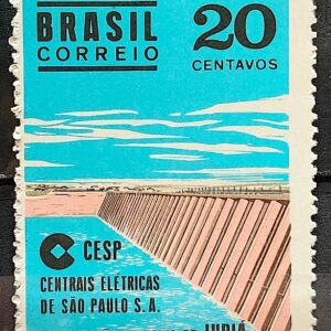 C 646 Selo Inauguracao da Usina Hidreletrica de Jupia Energia Rio Parana 1969 2