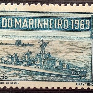 C 660 Selo Dia do Marinheiro Marinha Navio 1969 1