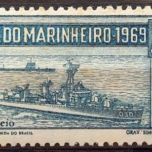 C 660 Selo Dia do Marinheiro Marinha Navio 1969 2