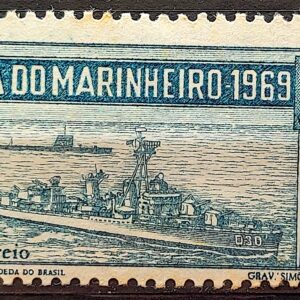 C 660 Selo Dia do Marinheiro Marinha Navio 1969 3