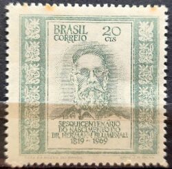 C 661 Selo Sesquicentenario Hermann Blumenau 1969 1