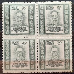 C 661 Selo Sesquicentenario Hermann Blumenau 1969 Quadra