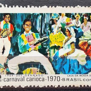 C 663 Selo Carnaval Carioca Festa Musica 1969 1