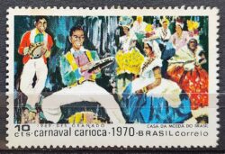 C 663 Selo Carnaval Carioca Festa Musica 1969