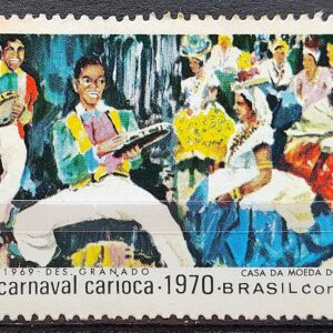 C 663 Selo Carnaval Carioca Festa Musica 1969 2