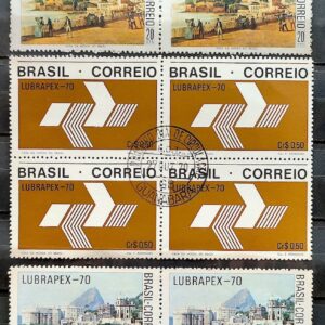 C 688 Selo Lubrapex Rio de Janeiro 1970 Quadra CPD Guanabara Serie Completa