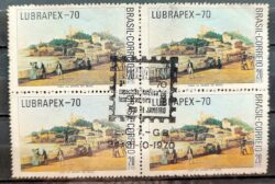 C 688 Selo Lubrapex Rio de Janeiro Antigo 1970 Quadra CBC RJ