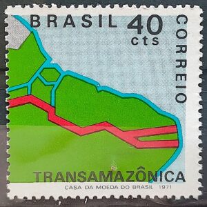 C 700 Selo Transamazonica Mapa Transporte 1971