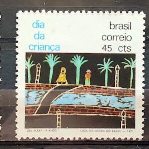C 710 Selo Dia da Crianca Datas Comemorativas 1971 Serie Completa CLM 2