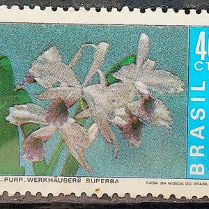 C 713 Selo Promocao da Orquidea Flor Flora 1971 MH