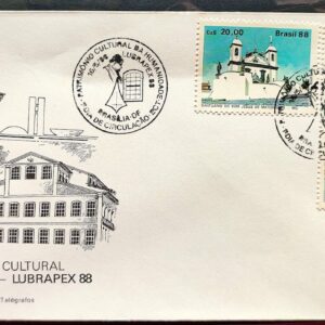Envelope FDC 445 1988 Patrimonio Cultural da Humanidade CBC DF