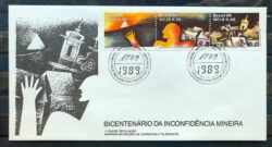 Envelope FDC 467 1989 Inconfindencia Mineira Historia CBC MG 02