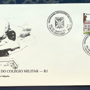 Envelope FDC 468 1989 Colegio Militar Educacao CBC RJ 02