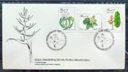 Envelope FDC 469 1989 Flora Brasileira CBC BSB 01