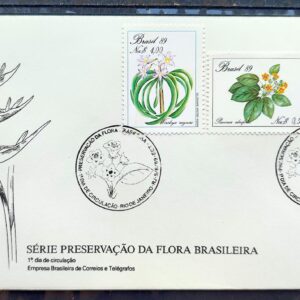 Envelope FDC 469 1989 Flora Brasileira CBC BSB 01