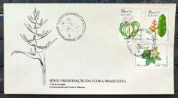 Envelope FDC 469 1989 Flora Brasileira CBC RJ 01