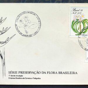 Envelope FDC 469 1989 Flora Brasileira CBC RJ 01
