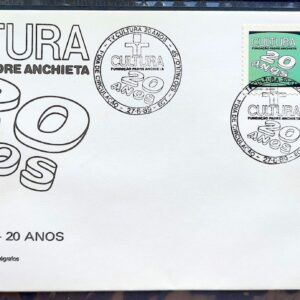 Envelope FDC 470 1989 TV Cultura Comunicacao Televisao CBC SP 03