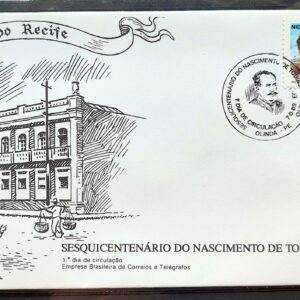 Envelope FDC 470 1989 Tobias Barreto CBC PE 02