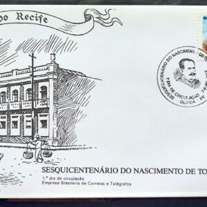 Envelope FDC 470 1989 Tobias Barreto CBC PE 03