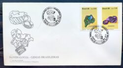 Envelope FDC 474 1989 Mineralogia Pedras Preciosas Turmalina Ametista CBC MG 04