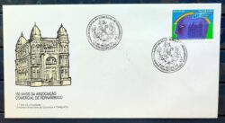 Envelope FDC 476 1989 Associacao Comercial Pernambuco CBC PE 01