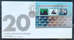 Envelope FDC 481 1989 Bienal Internacional de Sao Paulo Arte CBC SP 02
