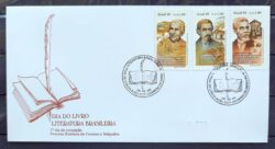 Envelope FDC 482 1989 Cora Coralina Casimiro de Abreu Machado de Assis Literatura CBC RJ 04