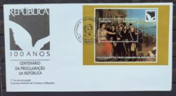 Envelope FDC 484 1989 Centenario Proclamacao da Republica Historia CBC RJ 02