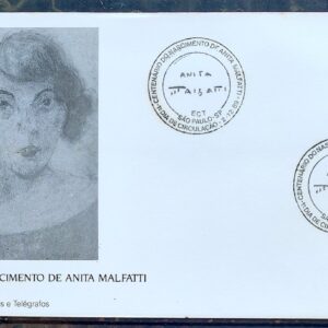 Envelope FDC 488 1989 Centenario Anita Malfati Arte CBC SP 02