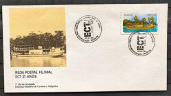 Envelope FDC 499 1990 Rede Postal Fluvial Navio CBC PA
