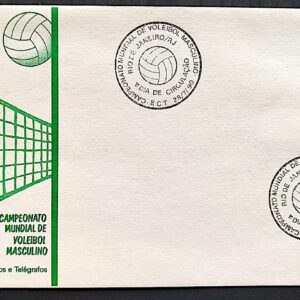 Envelope FDC 508 1990 Voleibol CBC RJ 2