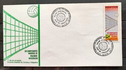 Envelope FDC 508 1990 Voleibol CBC RJ 3