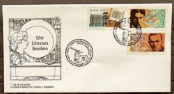 Envelope FDC 517 1990 Literatura Dia do Livro Oswald de Andrade CBC RJ