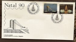 Envelope FDC 519 1990 Natal Arquitetura CBC Brasilia 1