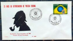 Envelope PVT FIL 022 1989 Policia Federal CBC RJ 01