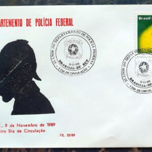 Envelope PVT FIL 022 1989 Policia Federal CBC RJ 01