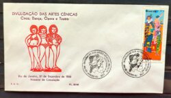 Envelope PVT FIL 023 1988 Artes Cenicas Teatro CBC RJ