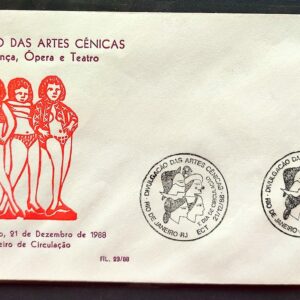 Envelope PVT FIL 023 1988 Artes Cenicas Teatro CBC RJ