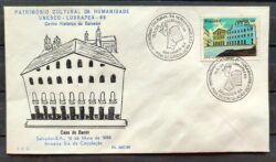 Envelope PVT FIL 08C 1988 Patrimonio Cultural da Humanidade Pelourinho CBC BA