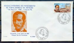 Envelope PVT FIL 09B 1989 Tobias Barreto CBC PE
