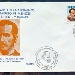 Envelope PVT FIL 09B 1989 Tobias Barreto CBC PE
