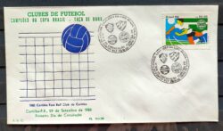 Envelope PVT FIL 15A 1988 Futebol Coritiba CBC PR