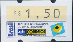 SE 06A Selo Etiqueta Automato Frankfurt 1994