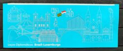 C 3794 Vinheta do Selo Direita Relacoes Diplomaticas Luxemburgo 2018